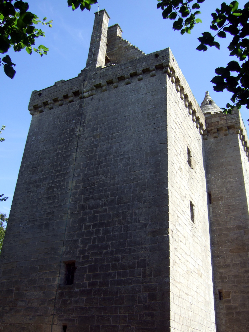 Scotstarvit Tower, a fine, well-preserved and compact tower house in a tranquil wooded setting near Hill of Tarvit and Cupar in Fife, once a property of the Scott family.