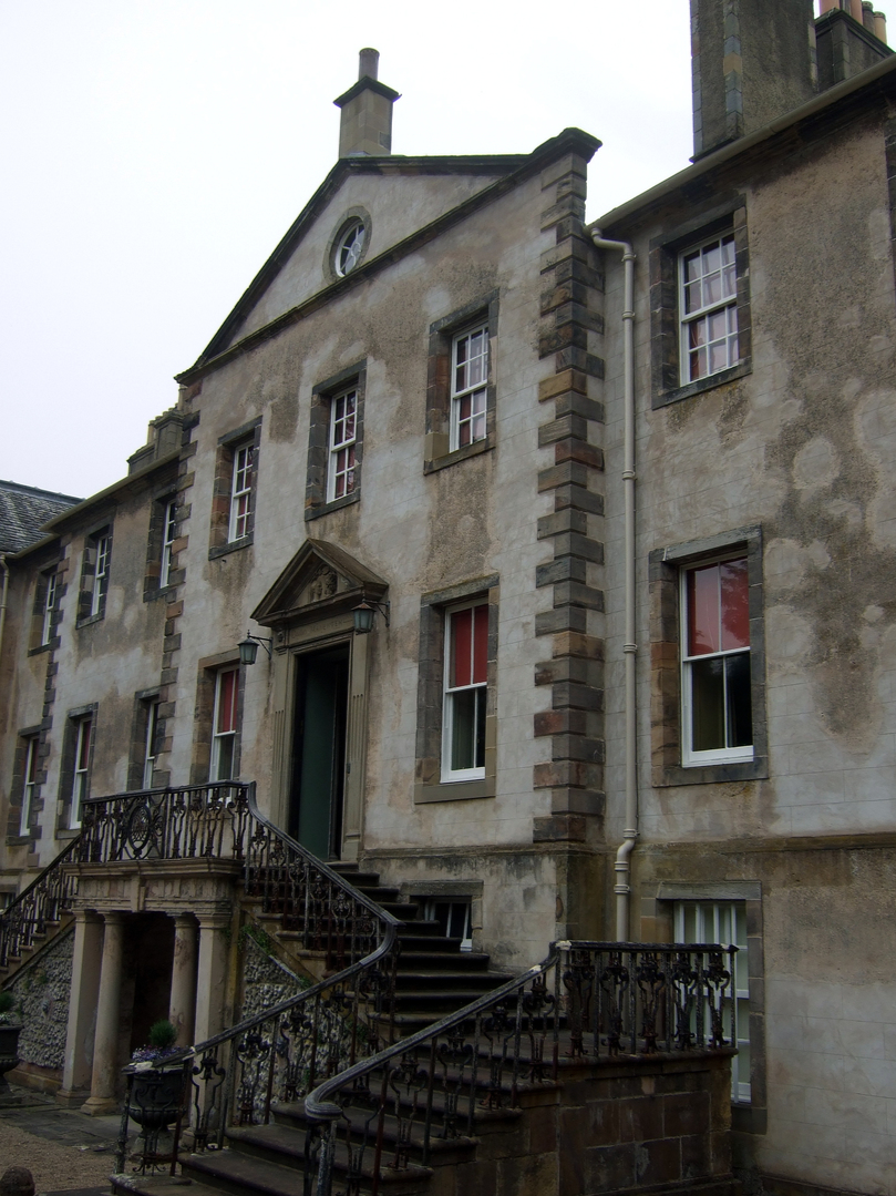 Newhailes House, an atmospheric if somewhat gloomy old mansion with a fantastic period interior, long associated with the Dalrymple family and located in landscaped parkland by the sea near Musselburgh in East Lothian in central Scotland.