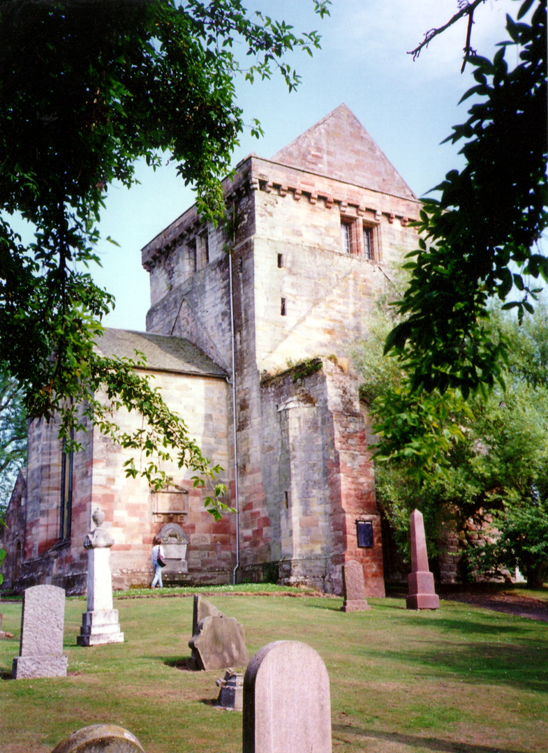 Crichton Collegiate Church, near Crichton Castle, a fabulous ruined medieval castle in a pretty spot above the River Tyne, held by the Crichtons, Hepburn and Stewart Earls of Bothwell, near to Pathhead and Edinburgh