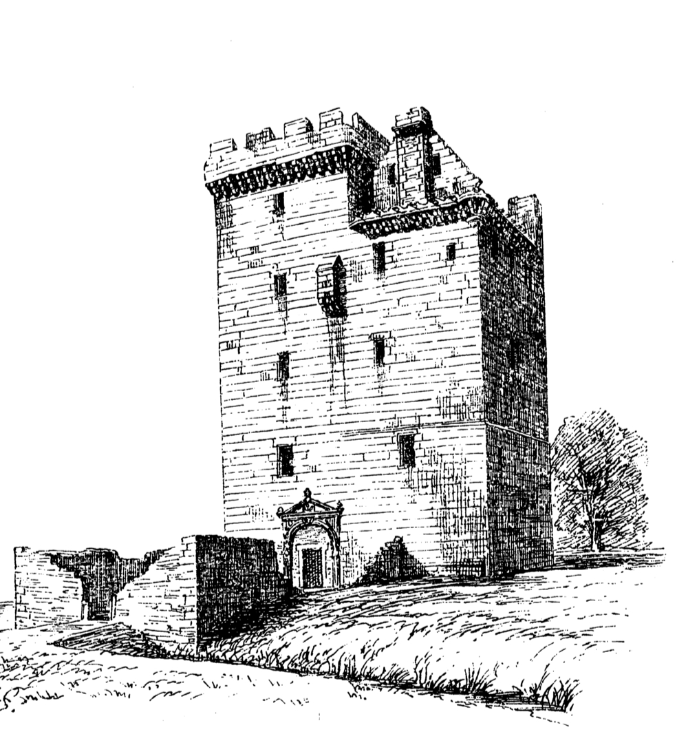 Clackmannan Tower, an impressive and picturesque old tower house of the Bruces in a prominent spot