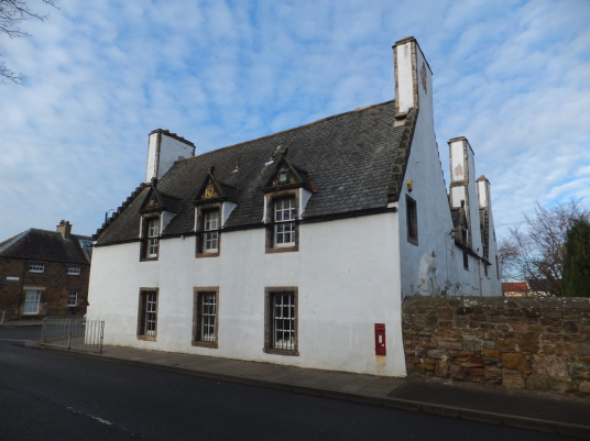 Hamilton House, also known as Magdalen House, is an attractive old whitewashed building, located in the Preston area of Prestonpans in East Lothian in southeast Scotland, by Preston Tower and Northfield House, and built by the Hamiltons.