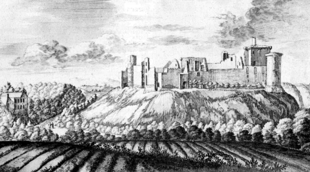 LANARKSHIRE Scotland By A Bothwell Castle P Thomson 1952 old print 