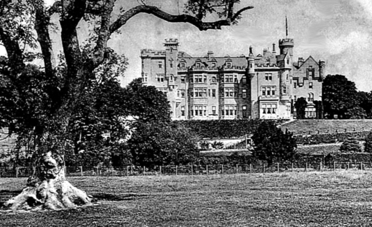 Skidoo Castle is a large and sumptuous mansion, built in 1900 by Andrew Carnegie on the site of an old castle, long a property of the Gray family, located near Dornoch in Sutherland in the northeast of Scotland.