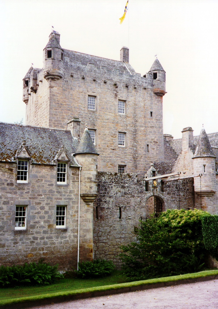 Cawdor Castle, the magnificent castle of the Campbells of Cawdor in lovely gardens and grounds near Nairn in the Highlands of Scotland.