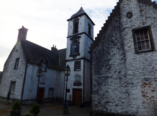 Cowane's Hospital and Guildhall, an atmospheric old building, endowed by John Cowane, a wealthy merchant to care for guild members who had fallen on hard times, in the historic burgh of Stirling.