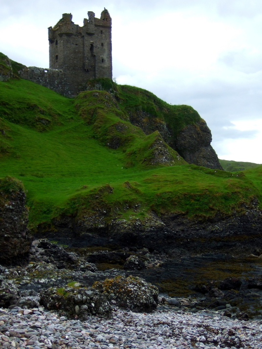 Gylen Castle, a compact but impressive tower house, built by the MacDougalls, in a beautiful spot overlooking the Firth of Lorn on the lovely island of Kerrera, near Oban in Argyll.