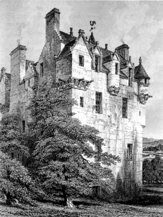 Crathes Castle is a massive and impressive old tower house of the Burnett family, set in a pleasant spot in fabulous wooded grounds with a stunning walled garden, haunted by a Green Lady ghost and located near Banchory in Aberdeenshire.