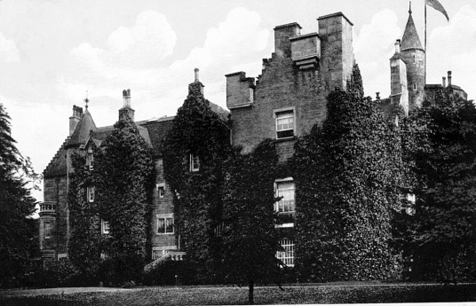 Craigcrook Castle is an attractive old castle and mansion, set in wooded grounds in the Raveston area of Edinburgh, built by the Adamsons, but lived in by a succession of families and tenants, including the judge Lord Jeffrey and the publisher Archibald C
