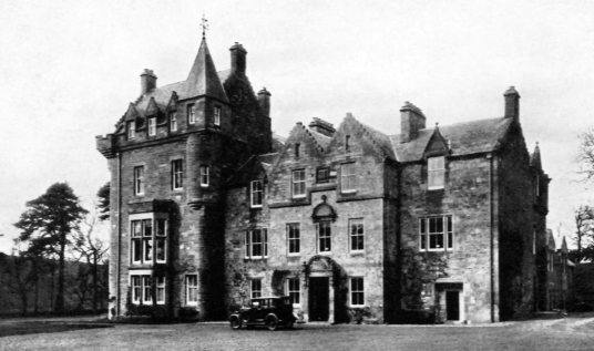 Dryburgh Abbey Hotel (or Dryburgh House or Mantle House), Dryburgh Abbey is a fantastic and scenic ruinous abbey, burial place of Walter Scott and set in a peaceful spot by the River Tweed, near Melrose in the Borders in the southeast of Scotland.