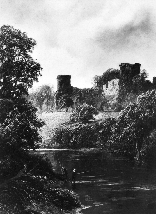 Bothwell Castle, a fantastic, large but ruinous early stone castle in a great spot above the Clyde, held by the Murrays, Hepburns and Douglases, near Uddingston in Lanarkshire.