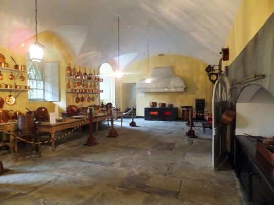 Old Kitchen, Inverary Castle, a magnificent towered mansion, the seat of the Campbell Dukes of Argyll and located among colourful gardens in a beautiful spot by Loch Fyne near the attractive burgh of Inveraray in Arygll.