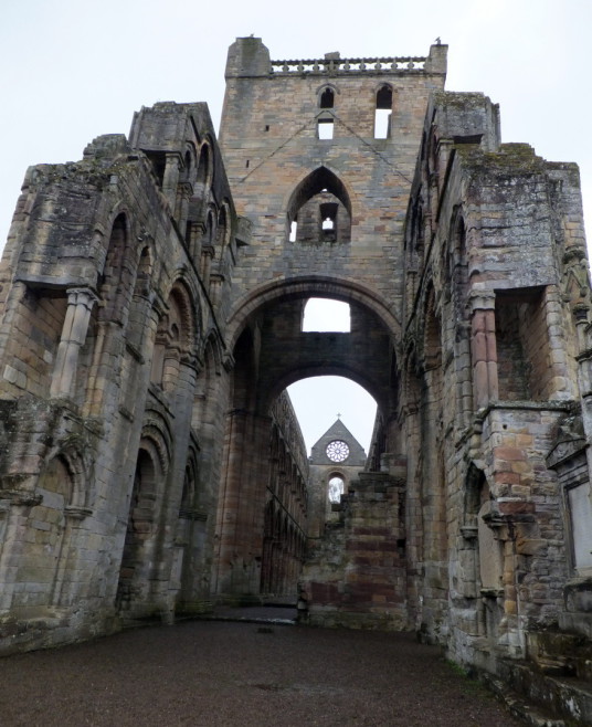 Jedburgh Abbey, Mary Queen of Scots House or Visitor Centre or Queen Mary's House, a picturesque old tower house in the historic town of Jedburgh in the Borders, held by the Scotts and associated with, and now housing a museum about, Mary Queen of Scots.