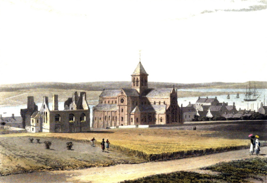 Bishops's and Earl's Palace, a fabulous complex of two ruinous palaces by St Magnus Cathedral in Kirkwall, the capital of Orkney.