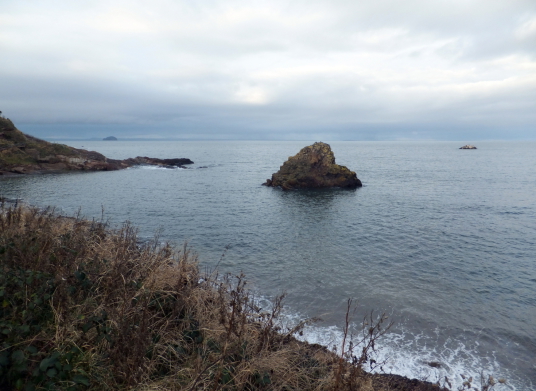 Site of outdoor pool, by Dunbar Castle is a picturesque, once strong but now very ruinous old stronghold, built on rocky crags by the mouth of the harbour, besieged by the English in 1333 and associated with Mary Queen of Scots, by the harbour in the East
