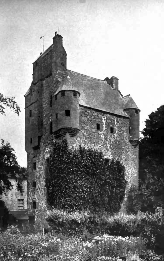 Amisfield Tower is a large, impressive, well-preserved and elaborate old tower house, by Amisfield House, a later mansion, long a property of the Charteris family, and located in a fine spot near Dumfries in southern Scotland.
