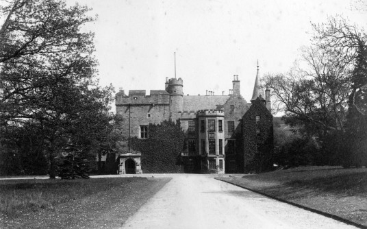 Carberry Tower is a fine old tower house and later mansion, set in beautiful wooded grounds in a pretty spot, held by the Rigg and Elphinstone families, near Musselburgh and Dalkeith in East Lothian in southeast Scotland.