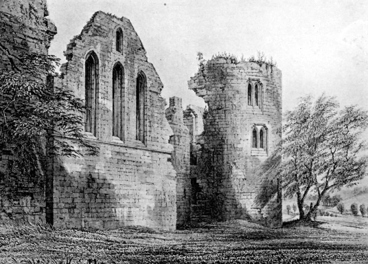 Kildrummy Castle, a ruinous but impressive early stone stronghold of the Earls of Mar in a pretty spot with gardens nearby, near the town of Strathdon in Aberdeenshire in the northeast of Scotland.