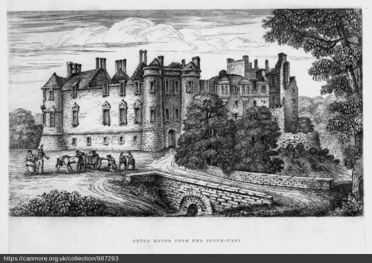 Seton Palace  by ?Sir John Clerk of Eldin (1727-1812), © RCAHMS, http://canmore.org.uk/collection/987293
