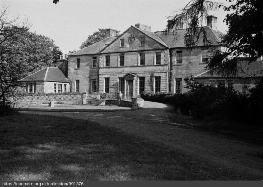 Smeaton Hepburn or Smeaton House, a property of the Hepburns, has been demolished but the lovely landscaped grounds and walled garden survive, now a garden centre and cafe, near East Linton in East Lothian in southeast Scotland.