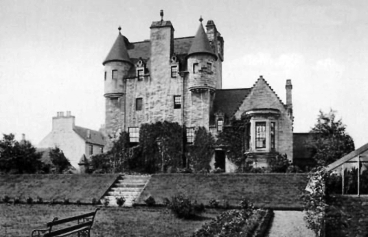 Maybole Castle, a large, impressive and slightly sinister tower house of the Kennedy family of Cassillis, in the interesting Ayrshire burgh of Maybole in southwest Scotland.