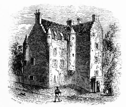 Erchless Castle is a fine old tower in a pretty spot, long a property of the Chisholms, near Beauly in the Highlands of Scotland.