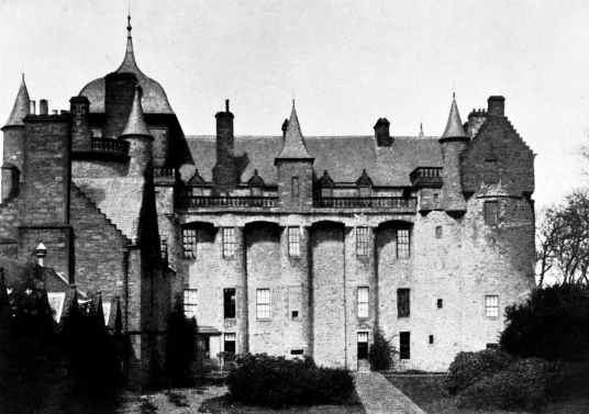 Thirlestane Castle, a fabulous old castle and mansion with many sumptuous chambers, long held by the powerful Maitlands of Lauderdale, and in lovely gardens and grounds near Lauder in the Borders in southern Scotland.