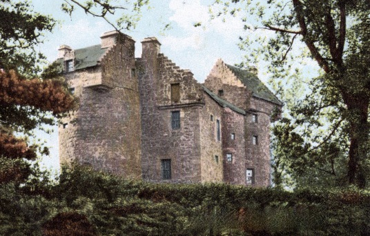 Claypotts Castle, an impressive and well-preserved old tower house, built by the Strachans and owned by Graham of Claverhouse, in the West Ferry part of Dundee in eastern Scotland.