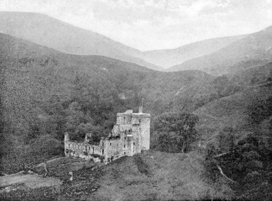 Castle Campbell, a handsome ruinous castle,  with many rooms to explore and superb views and gardens, of the great Campbell clan of Argyll in a lovely location up through the sylvan Dollar Glen.