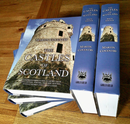 The Castles of Scotland sixth edition hardback by Martin Coventry, published by Goblinshead (9781899874637), available June 2025