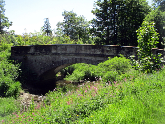 Bridge, Mertoun House is a fine mansion with lovely gardens, held by the Scotts and then the Dukes of Sutherland, near Kelso in the Borders in southeast Scotland.