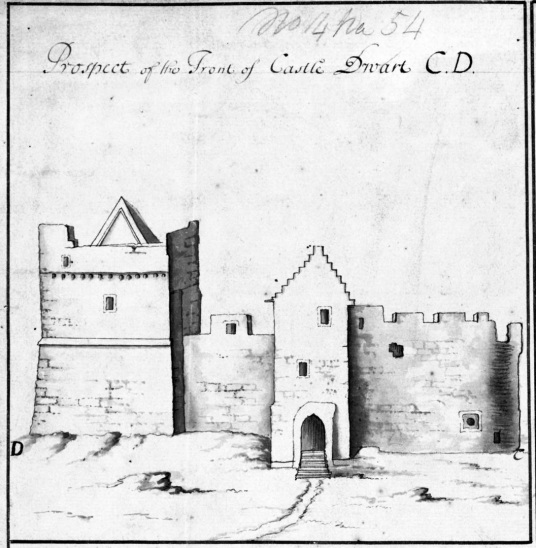 Duart Castle, an impressive and picturesque old stronghold perched on a rock by the sea, long home to the Macleans and near Craignure on the island of Mull in western Scotland.