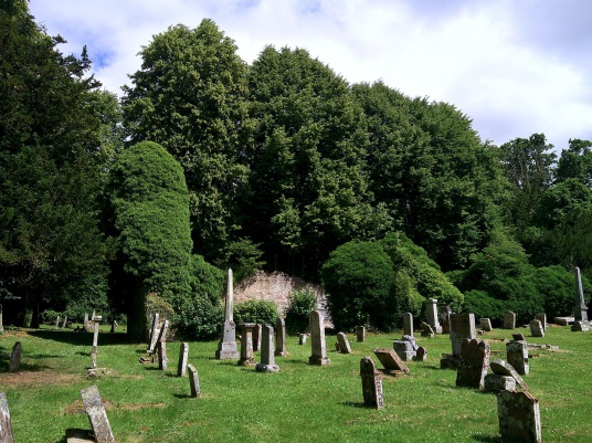 Old parish church, to the west of Ancrum village, a picturesque place around the village green with old market cross, once owned by the Kerrs and then the Scotts, north of Jedburgh in the Scottish Borders.